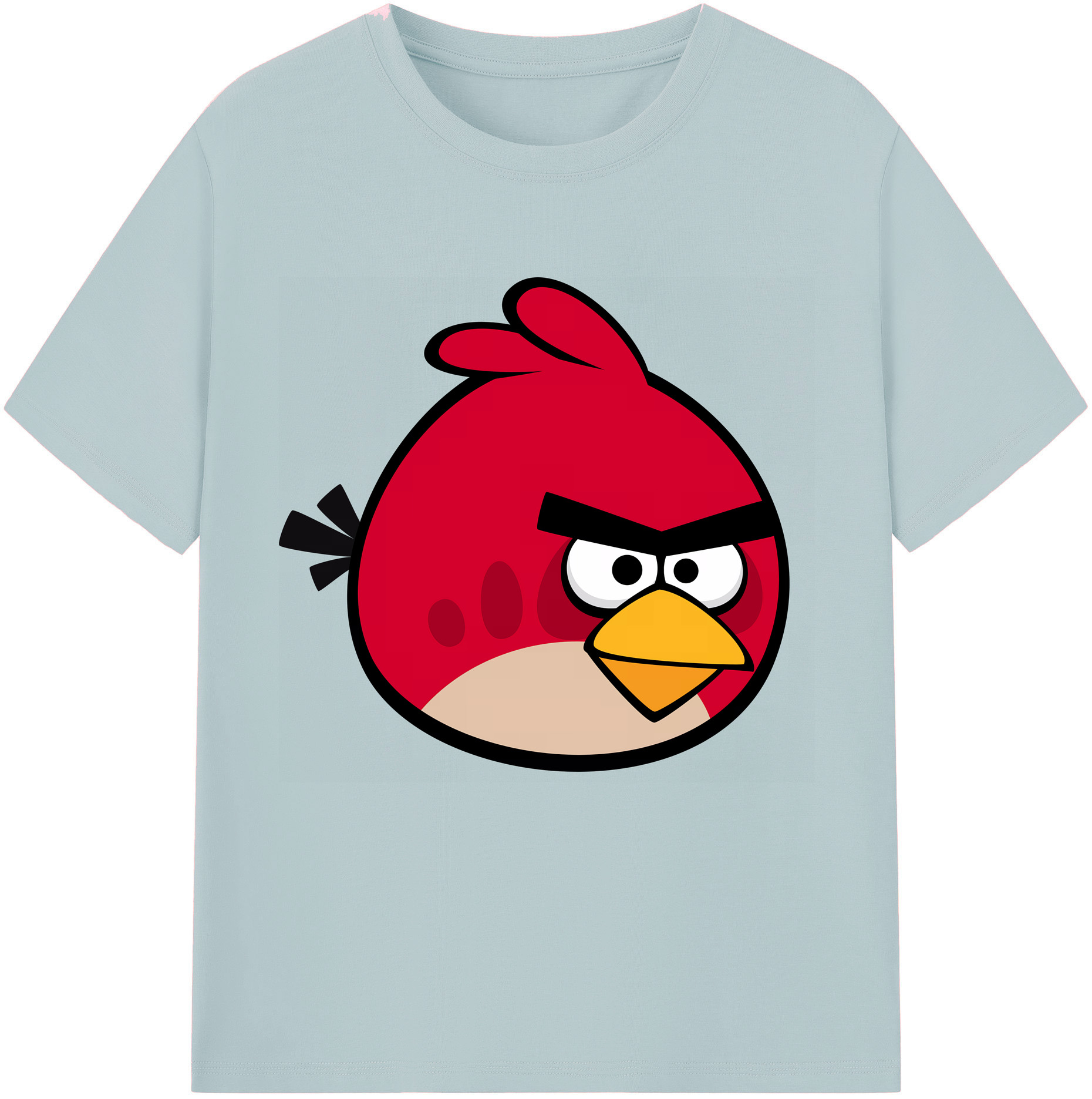 （画像用） Angry Birds アングリーバード 綿100％半袖Tシャツ（フロントプリント）